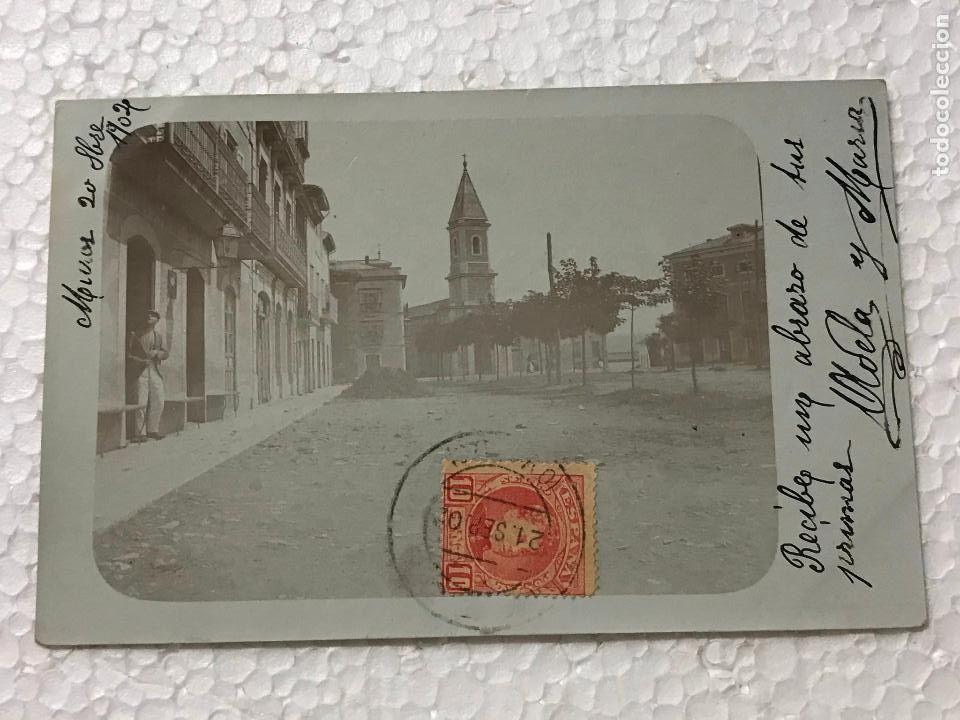 Postais: postal circulada y escrita 1902 plaza