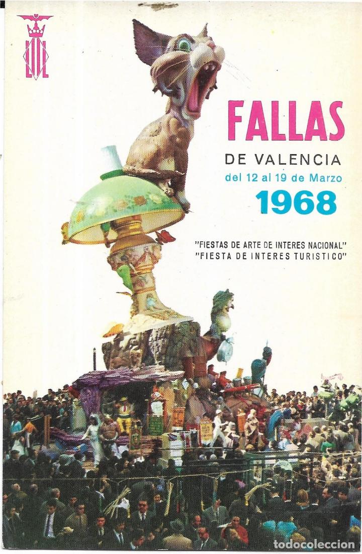 Postales: :::: D357 - POSTAL - FALLAS DE VALENCIA 1968 - Foto 1