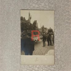 Postales: ANTIGUA POSTAL FOTOGRÁFICA, CARROZA, HOMENAJE A BLASCO IBÁÑEZ. VALENCIA. 1921.. Lote 362629035