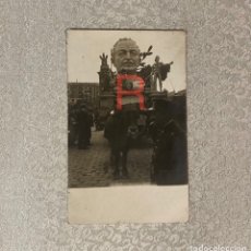 Postales: ANTIGUA POSTAL FOTOGRÁFICA, CARROZA, HOMENAJE A BLASCO IBÁÑEZ. VALENCIA. 1921.. Lote 362630195