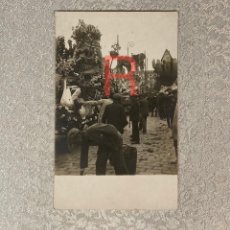 Postales: ANTIGUA POSTAL FOTOGRÁFICA, CARROZA, HOMENAJE A BLASCO IBÁÑEZ. VALENCIA. 1921.. Lote 362630800