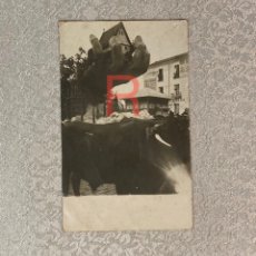 Postales: ANTIGUA POSTAL FOTOGRÁFICA, CARROZA, HOMENAJE A BLASCO IBÁÑEZ. VALENCIA. 1921.. Lote 362633470