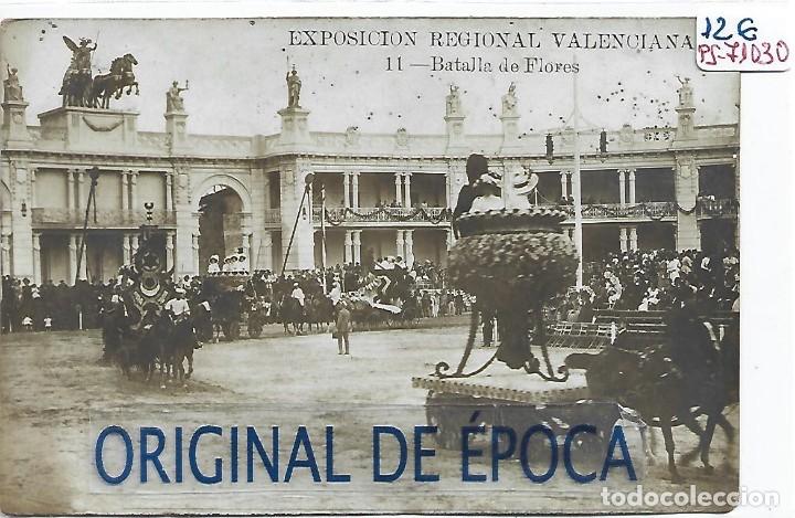 Postcards: (PS-71030)POSTAL FOTOGRAFICA EXPOSICION REGIONAL VALENCIANA-BATALLA DE FLORES