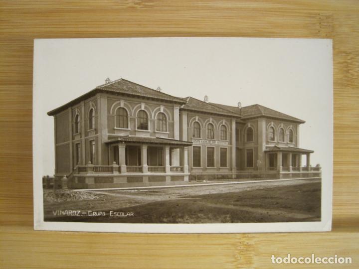Postcards: VINAROS-VINAROZ-GRUPO ESCOLAR SAN SEBASTIAN-FOTOGRAFICA-POSTAL ANTIGUA-(97.192)