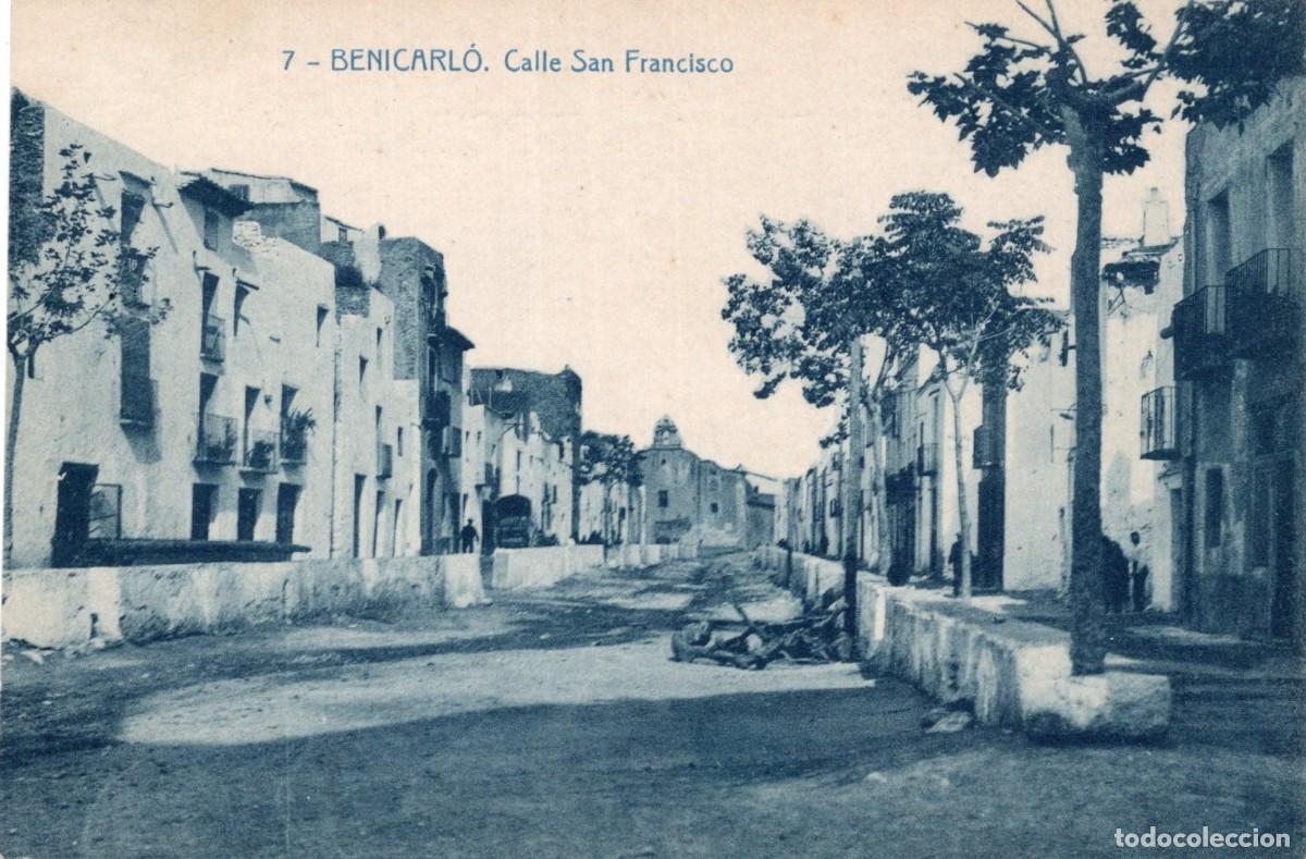 Postkarten: BENICARLO. 7 CALLE SAN FRANCISCO. M. VIZCARRO