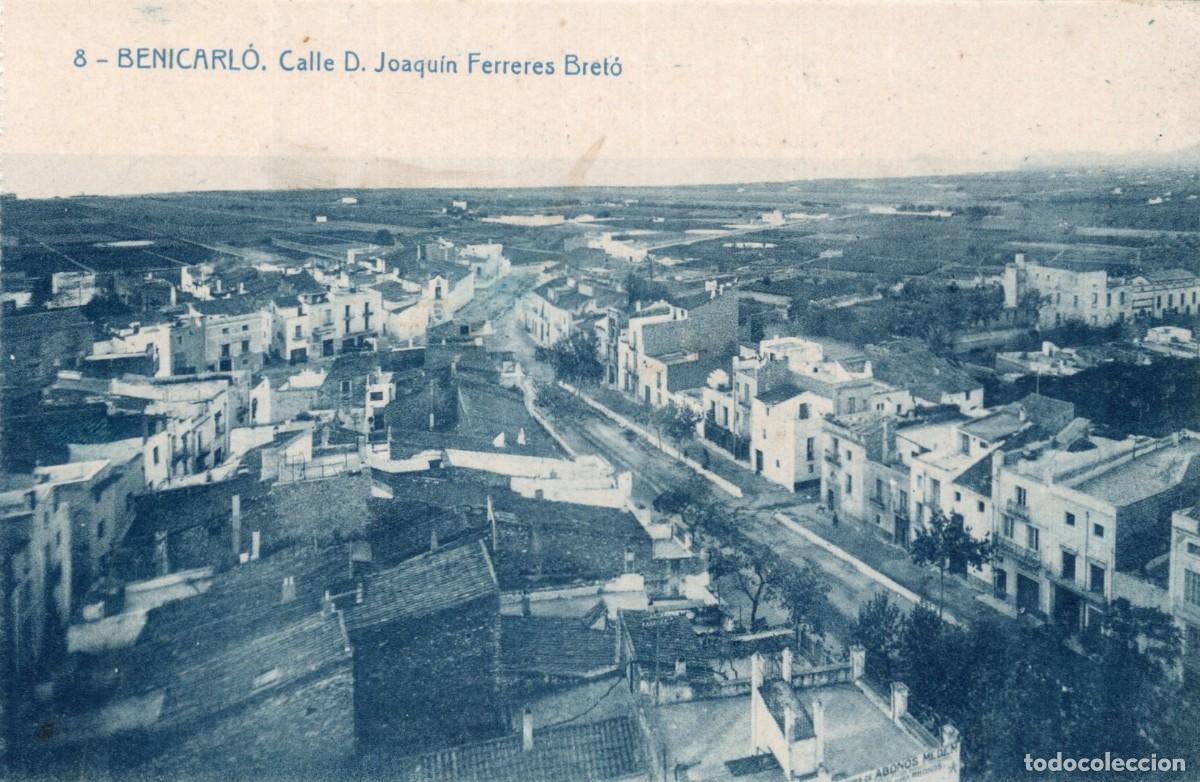 Postcards: BENICARLO. 8 CALLE JOAQUIN FERRERES BRET&Oacute;. M. VIZCARRO