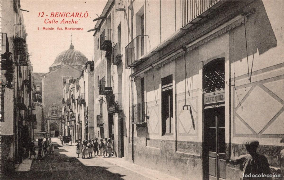 Postkarten: BENICARLO. 12 CALLE ANCHA. ROISIN