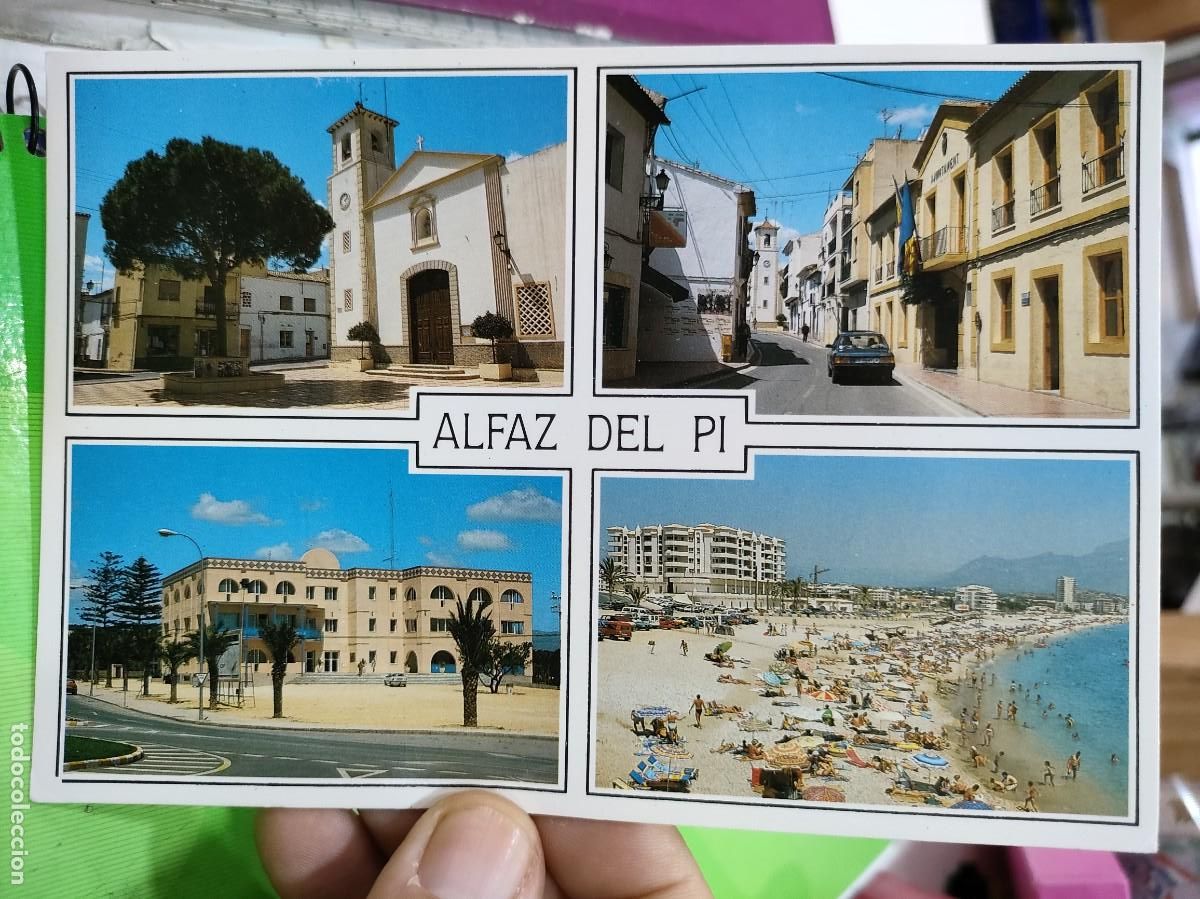 Postais: Postal ALFAZ DELNPI Alicante Vistas Diversas N 4 GALIANA Fechada 1992