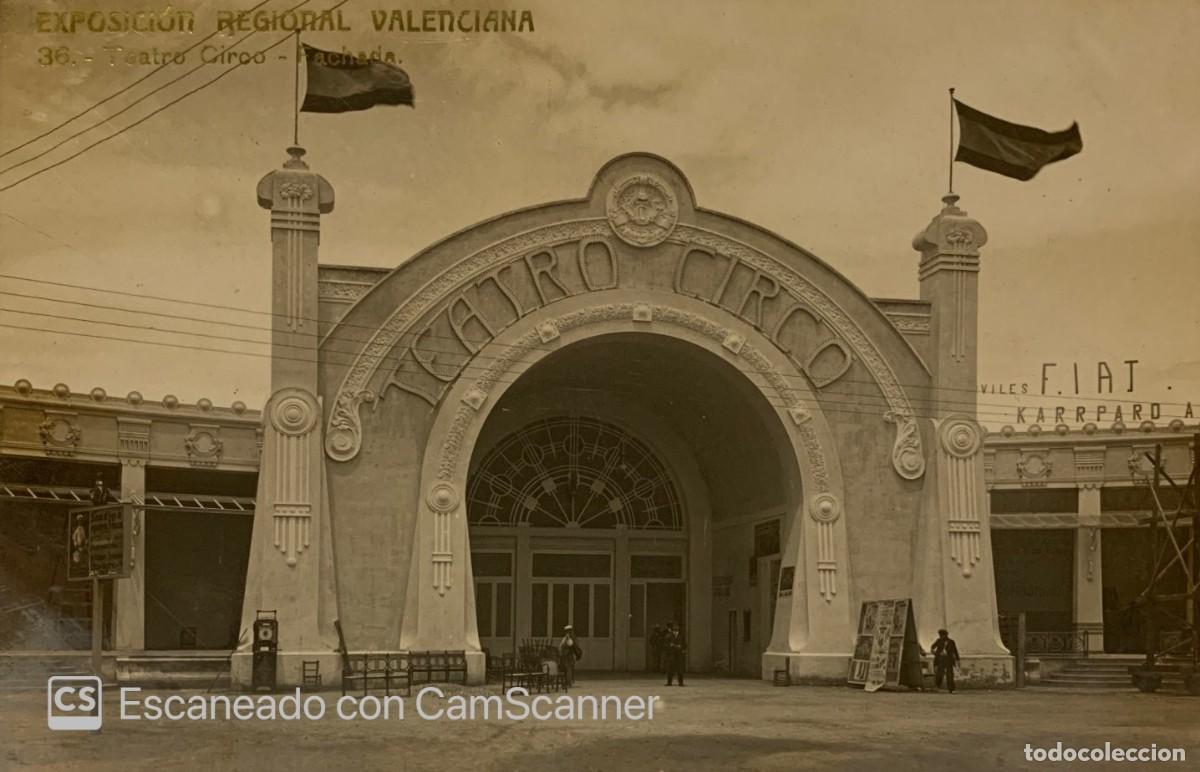 Postais: VALENCIA-EXPOSICI&Ouml;N REGIONAL VALENCIANA-TEATRO CIRCO-FACHADA