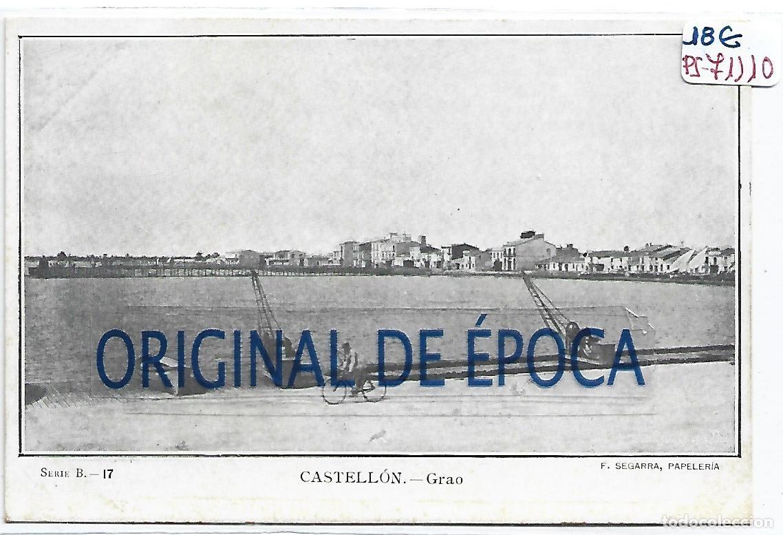Postkarten: (PS-71110)POSTAL DE CASTELLON-GRAO.F.SEGARRA PAPELERIA