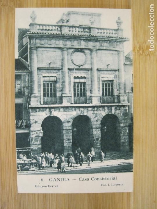 Postais: GANDIA-CASA CONSISTORIAL-POSTAL ANTIGUA-(97.919)