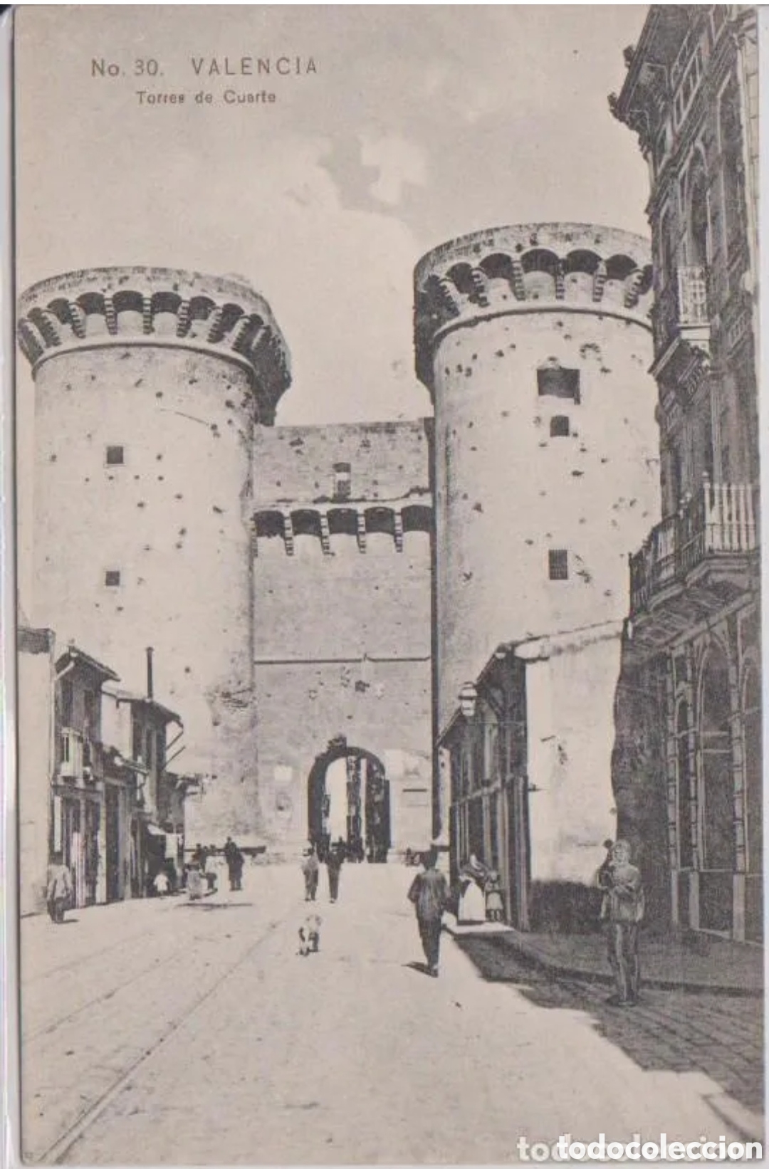 Postales: VALENCIA - TORRES DE CUARTE - COLECCI&Oacute;N E.B. P. - Foto 1