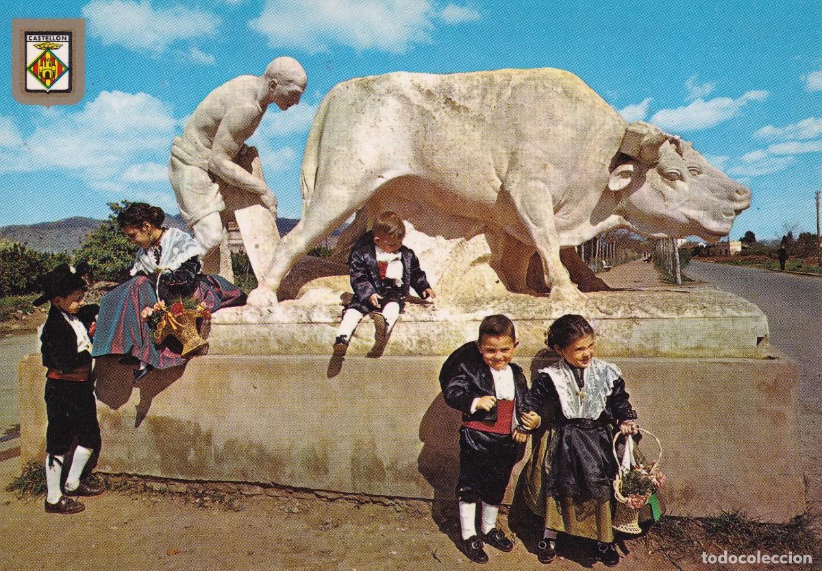 Cartes Postales: n&ordm; 30 Castell&oacute;n de la Plana monumento a Perot de Granyana ed. Comas Castell&oacute;n sin circular