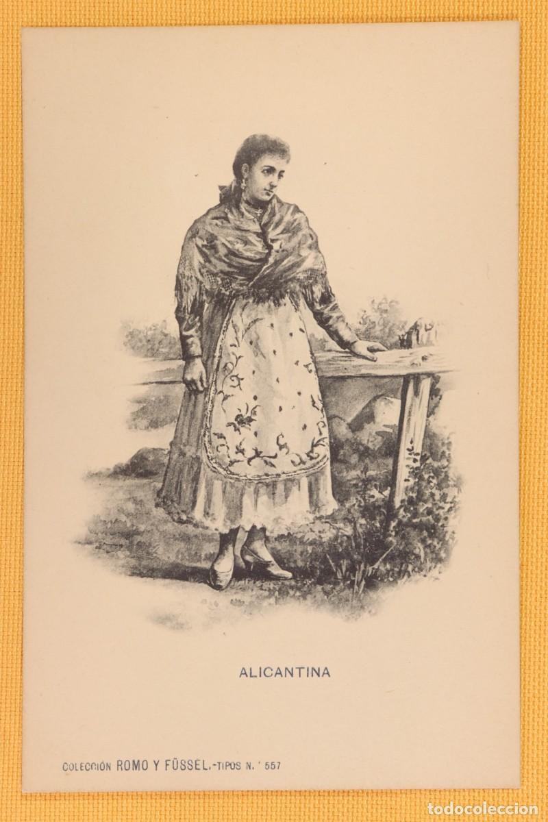 Postcards: Postal costumbrista. Alicantina. Costumbrista postcard. Alicantina.