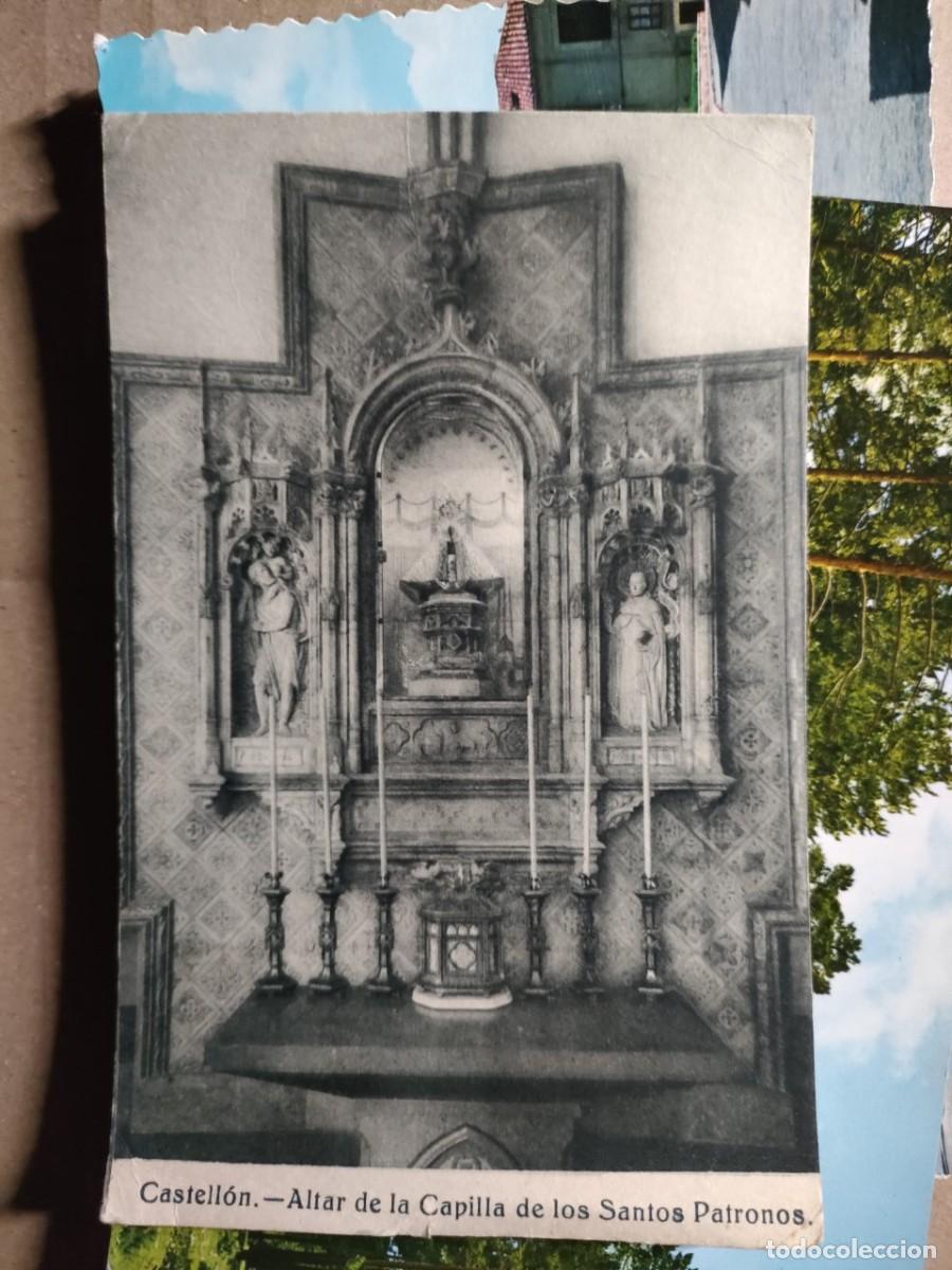 Postais: CASTELLON - ALTAR DE LA CAPILLA DE LOS SANTOS PATRONOS