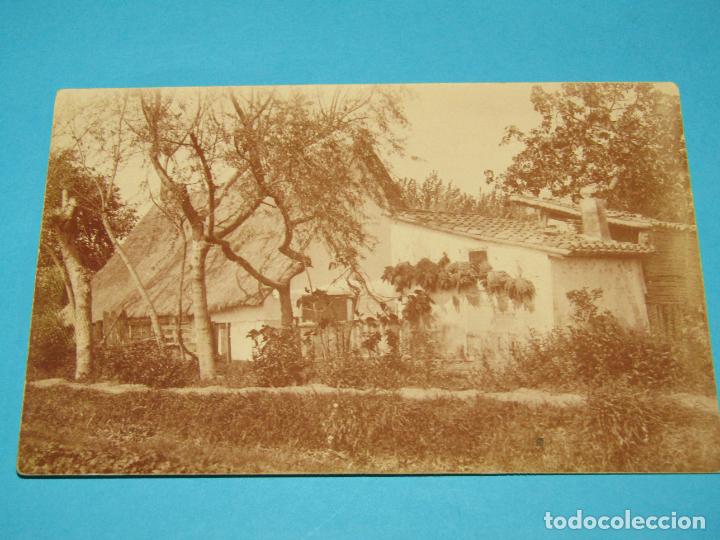 Cartoline: Antigua Postal Fotogr&aacute;fica de Barraca Valenciana de los A&ntilde;os 1920s.