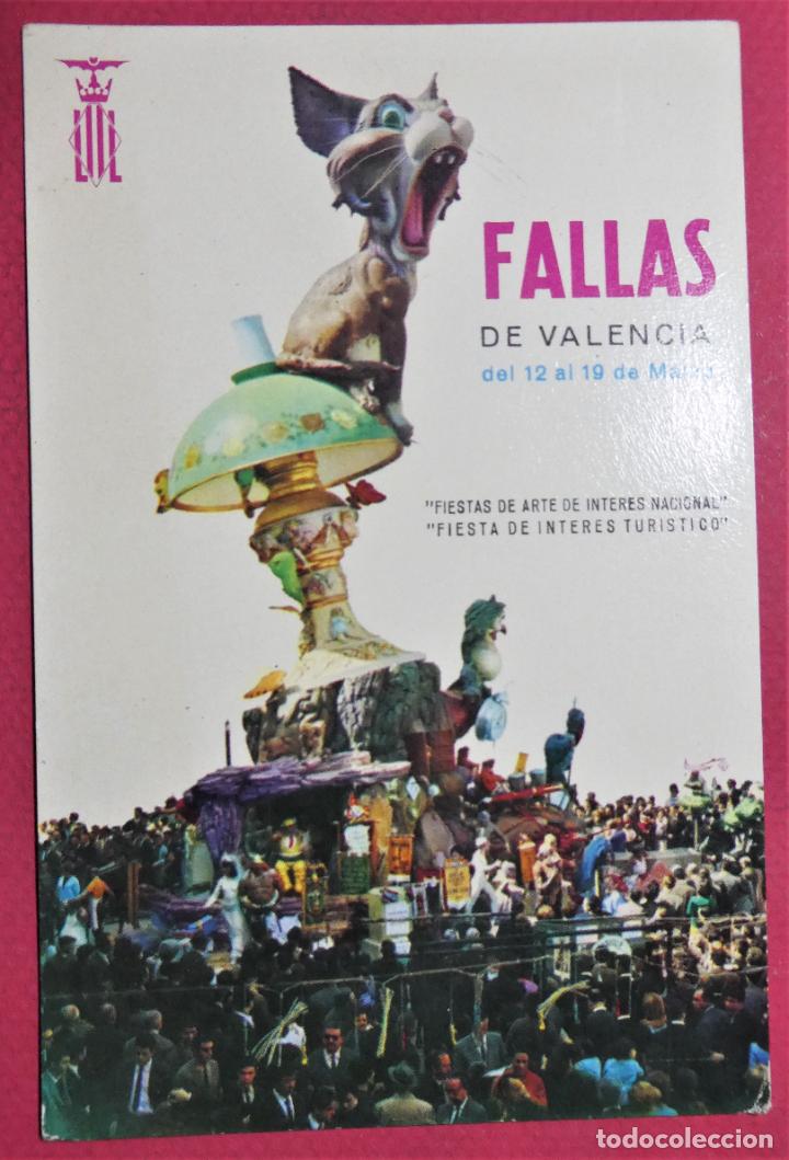 Postales: Postal de Valencia en Fallas - Foto 1