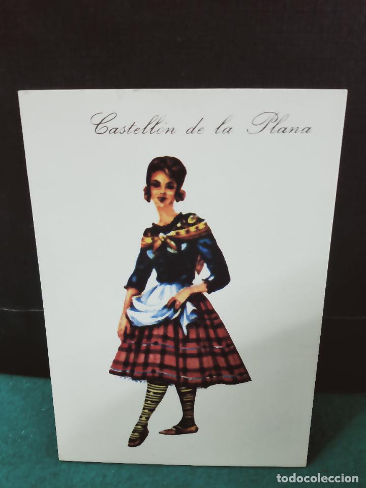 Postales: POSTAL TRAJE REGIONAL CASTELLON DE LA PLANA. PUBLICIDAD PRONITOL 1973 CIRCULADA