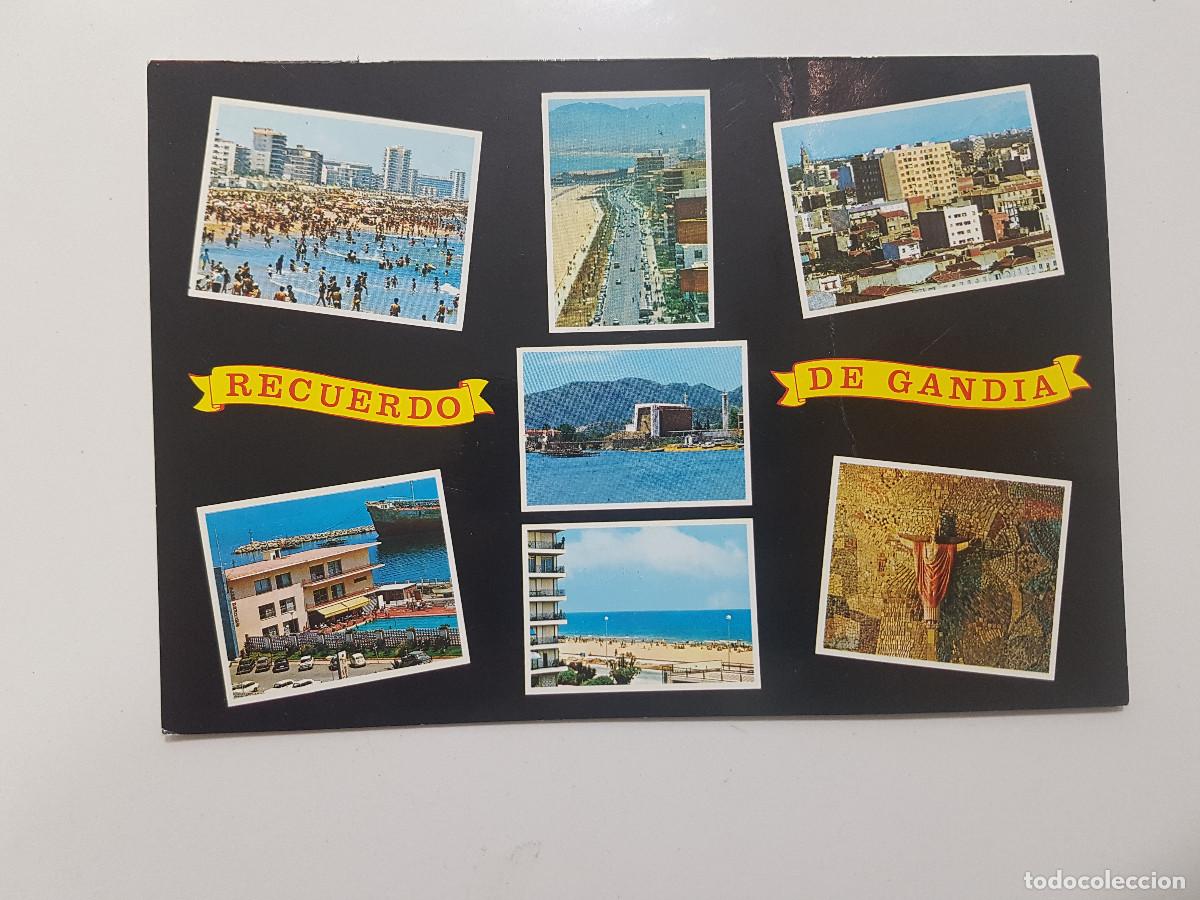 Cartes Postales: POSTAL RECUERDO DE GAND&Iacute;A BELLEZAS DE LA CIUDAD. 1969. ESCRITA. 85