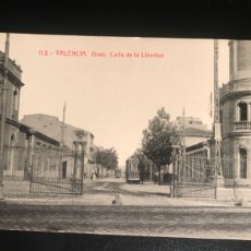 Postales: VALENCIA,GRAO CALLE DE LA LIBERTAD, FOTOTIPIA THOMAS Nº 113