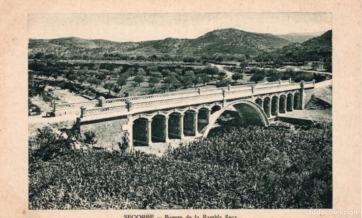 Postales: SEGORBE. PUENTE DE LA RAMBLA SECA - Foto 1