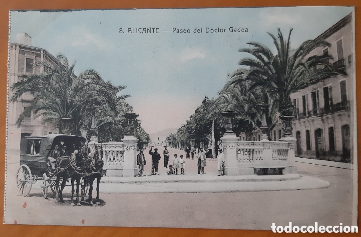 Postcards: Postal Alicante coloreada. Paseo del Doctor Gadea. Sin escribir. R2114