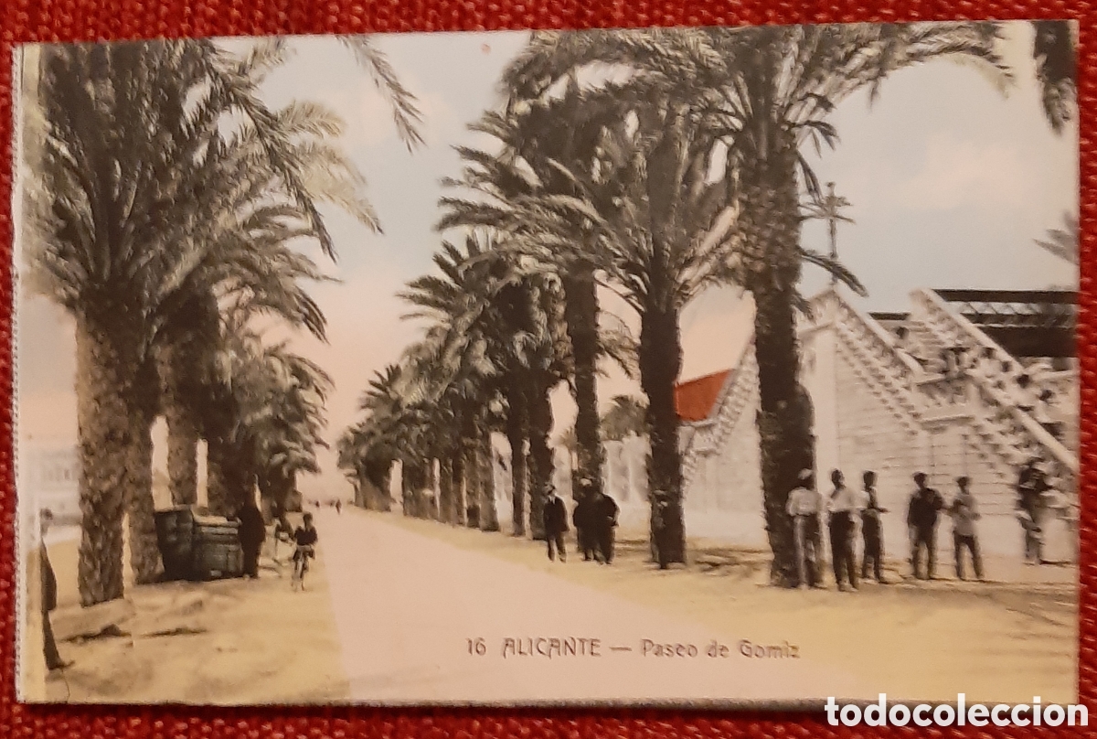 Postcards: Postal Alicante coloreada. Paseo de Gomiz. Sin escribir. R2119