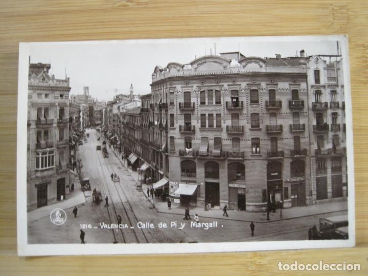 Postkarten: VALENCIA-CALLE DE PI Y MARGALL-FOTOGRAFICA UNIQUE-1216-POSTAL ANTIGUA-(100.699-13)