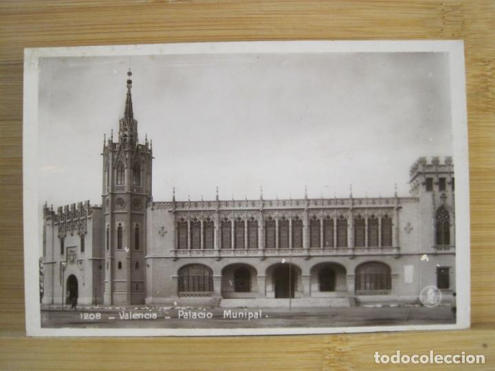 Postkarten: VALENCIA-PALACIO MUNICIPAL-FOTOGRAFICA UNIQUE-1208-POSTAL ANTIGUA-(100.699-14)