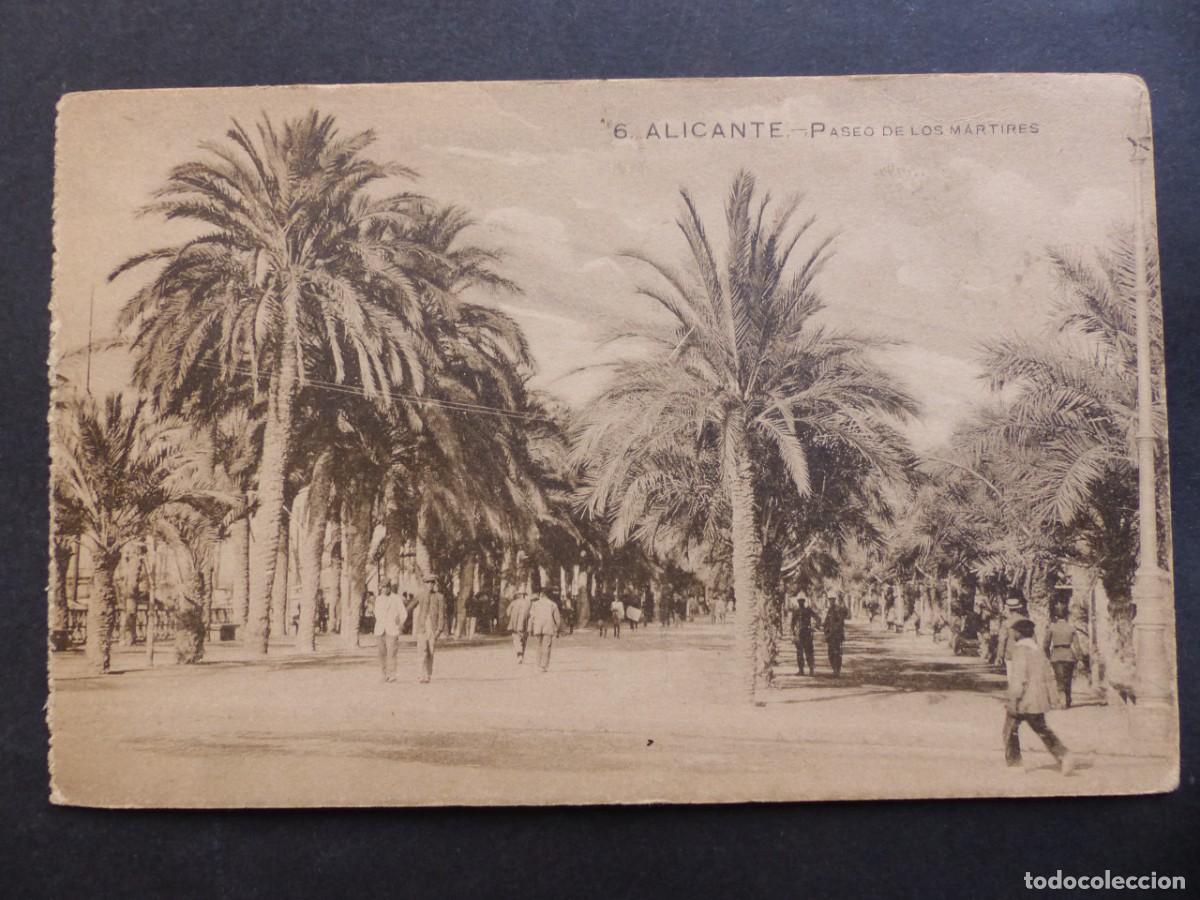 Postkarten: POSTAL ALICANTE - PASEO DE LOS MARTIRES