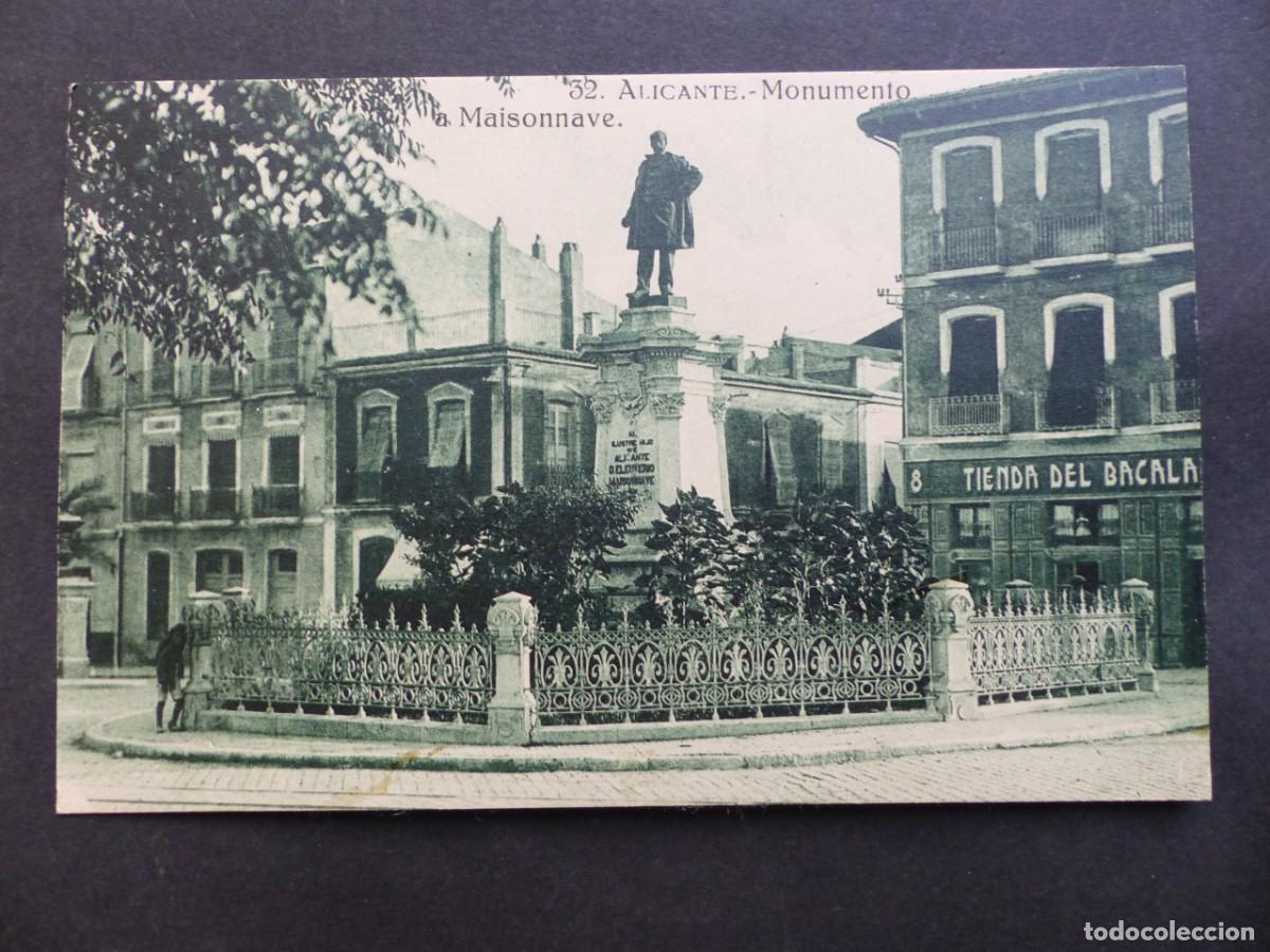 Postkarten: POSTAL ALICANTE - MONUMENTO A MAISONNAVE