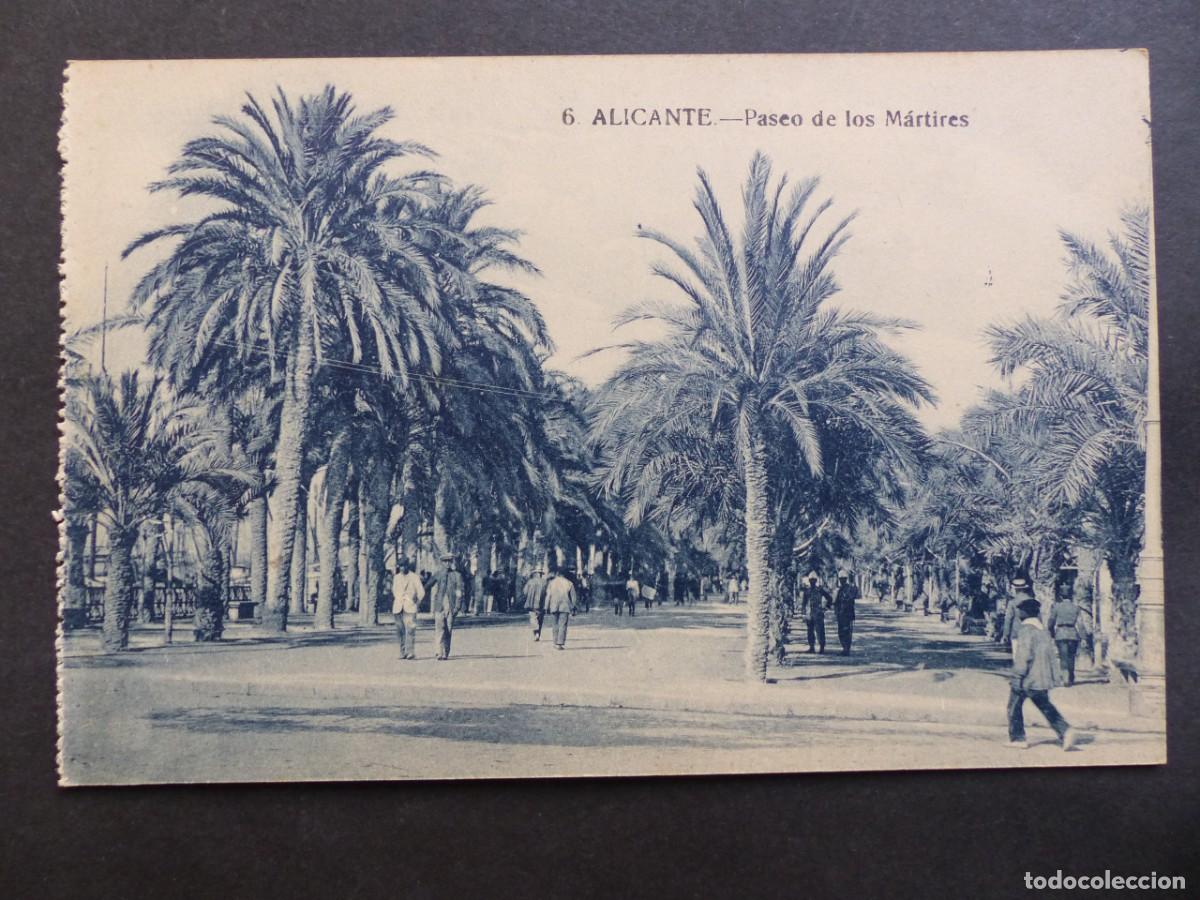 Postkarten: POSTAL ALICANTE - PASEO DE LOS MARTIRES