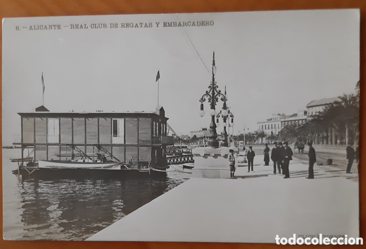 Postais: Postal Alicante. Real Club de Regatas y Embarcadero. Escrita y circulada. R2315