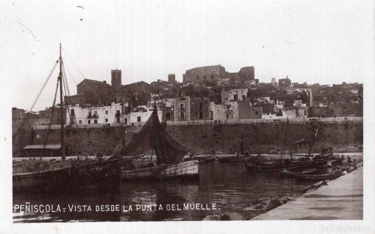 Postkarten: PE&Ntilde;&Iacute;SCOLA. VISTA DESDE LA PUNTA DEL MUELLE