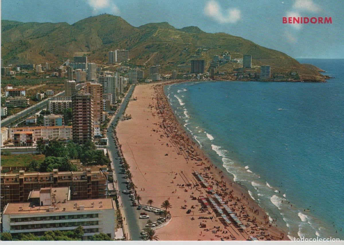 Postkarten: POSTAL PLAYA DE LEVANTE-BENIDORM-ALICANTE