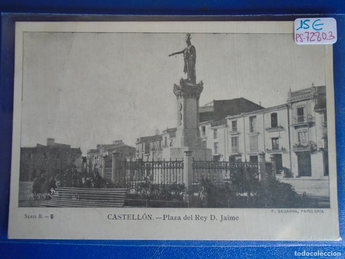 Cartoline: (PS-72803)POSTAL DE CASTELLON-PLAZA DEL REY D.JAIME.F.SEGARRA