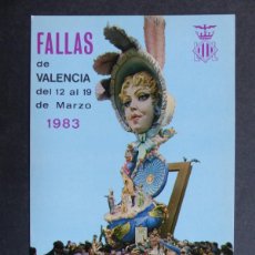 Postales: VALENCIA, FALLAS - AÑO 1983. Lote 402910429