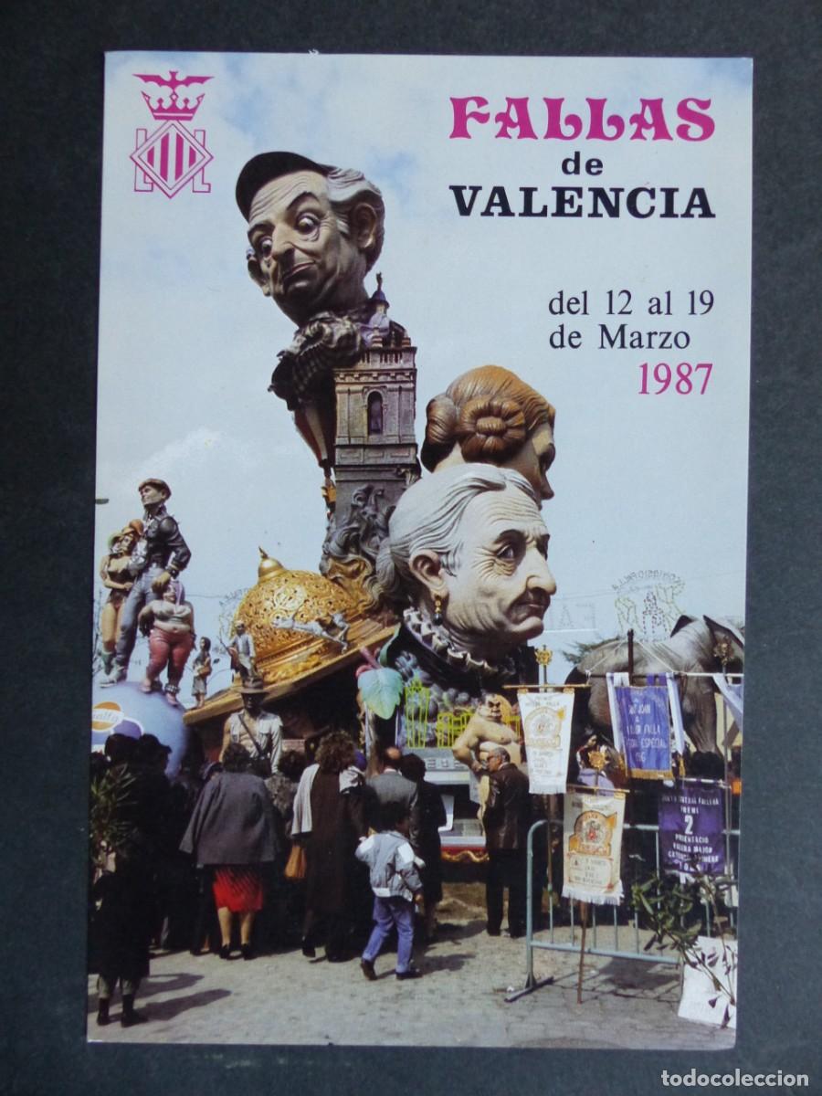 Postales: VALENCIA, FALLAS - A&Ntilde;O 1987 - Foto 1