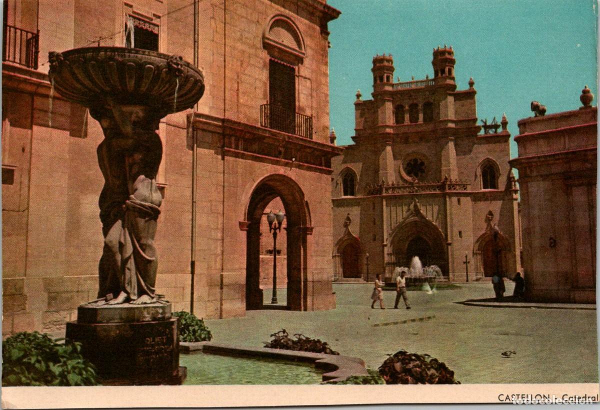 Postais: Castell&oacute;n - Catedral - 155x105mm