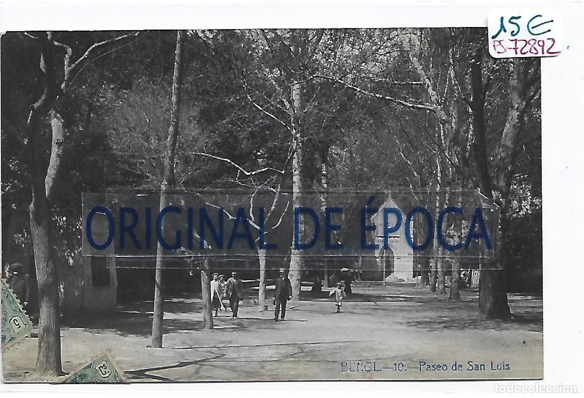 Postkarten: (PS-72892)POSTAL FOTOGRAFICA DE BU&Ntilde;OL-PASEO DE SAN LUIS