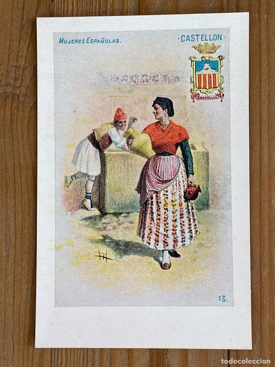Postais: CASTELLON, MUJERES ESPA&Ntilde;OLAS, N&ordm; 113, TARJETA POSTAL ARTISTICA ESPA&Ntilde;OLA. S. CALLEJA , SIN CIRCULAR Y