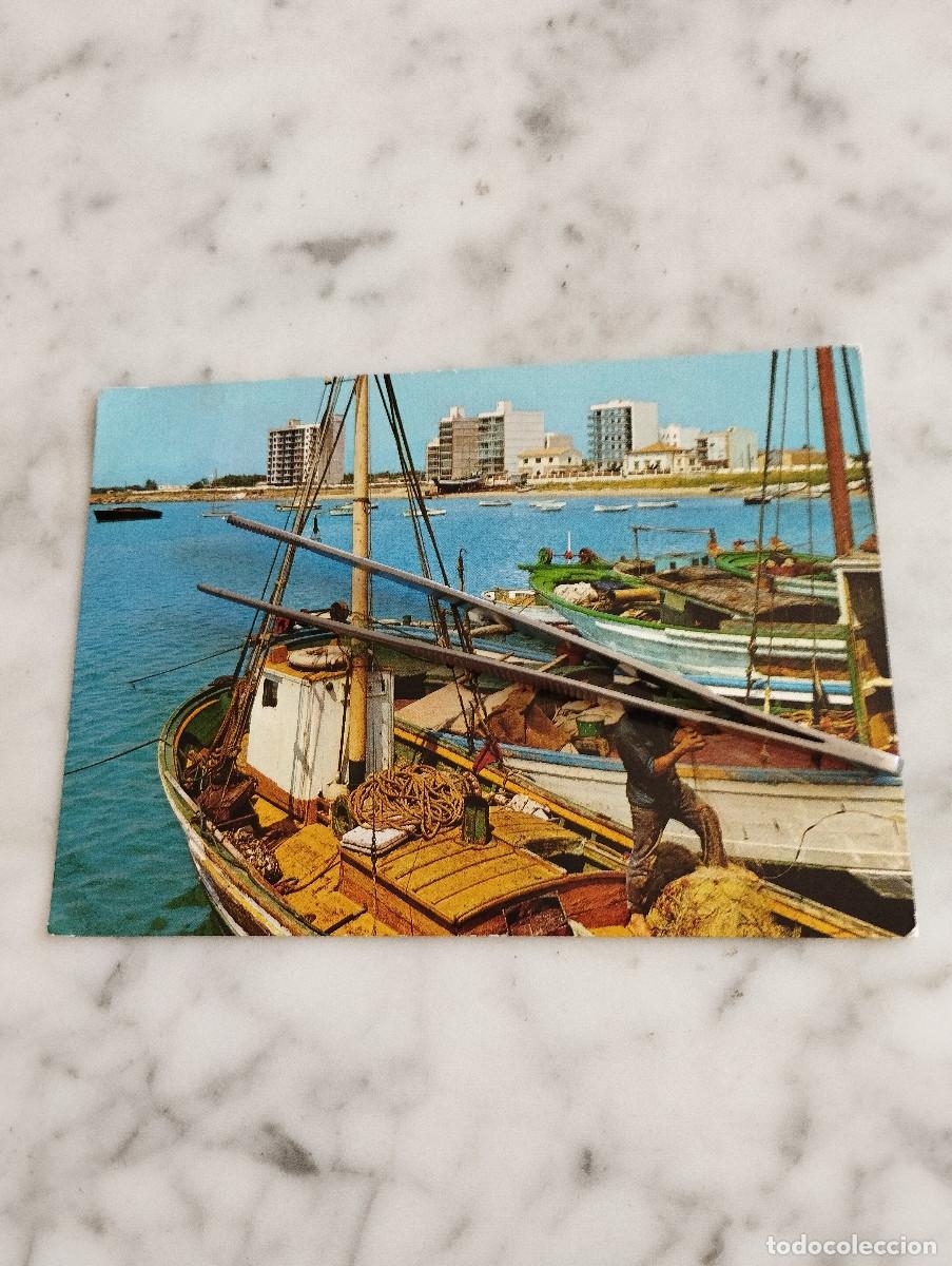 Postcards: POSTAL BURRIANA (CASTELLON) EL PUERTO Y VISTA PARCIAL