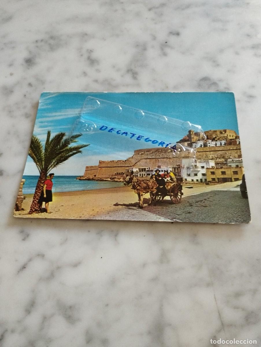 Cartoline: POSTAL PE&Ntilde;ISCOLA (CASTELL&Oacute;N) VISTA PARCIAL DETALLE TEILANSICHT