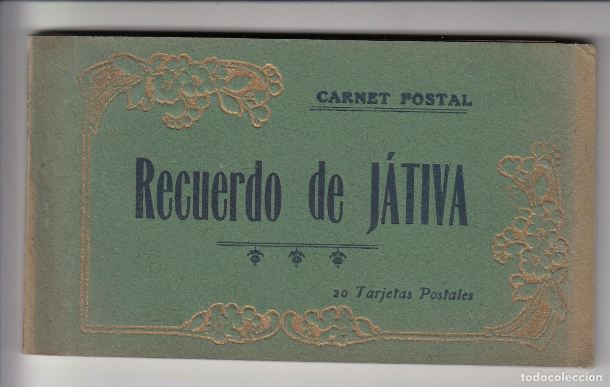 Postcards: RECUERDO DE J&Aacute;TIVA, BLOC 20 POSTALES ANTIGUAS, BAZAR VIDAL, Env&iacute;o gratis