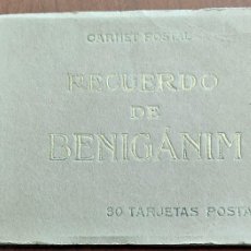 Postales: RECUERDO DE BENIGÁNIM - CARNET POSTAL - 30 TARJETAS POSTALES - MUY BUEN ESTADO