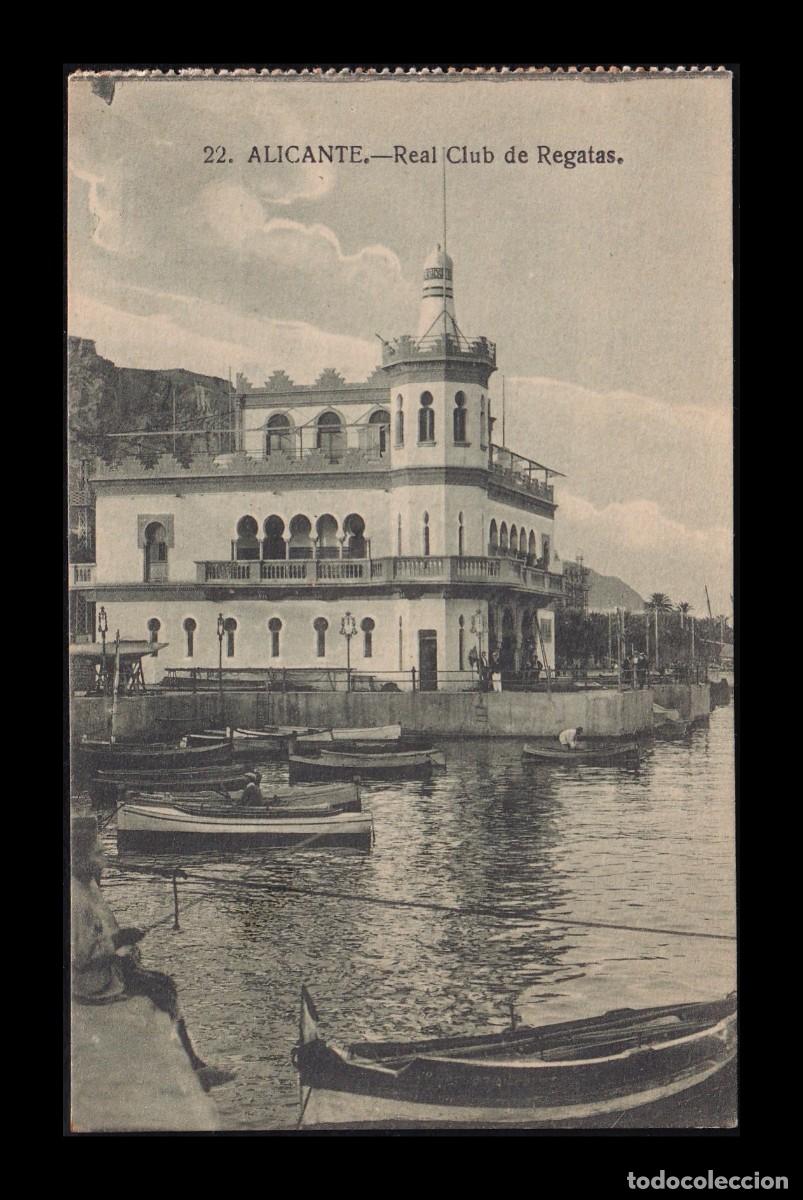 Postcards: Antigua Postal Alicante Real Club de Regatas
