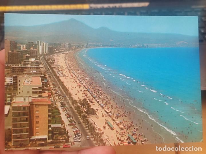 Postais: PLAYA SAN JUAN ALICANTE ANIMADA ED JJ SC 72 - 12