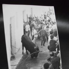 Postales: TARJETA POSTAL FOTOGRAFICA DE CHIVA VALENCIA TOROS - 1968 FOTO V. BURRIEL