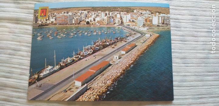 Postcards: ALICANTE-RV-150x105mm-N&ordm;48-SANTA POLA-PUERTO-VISTA AEREA-CIRCULADA