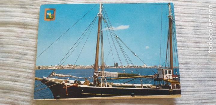 Postkarten: ALICANTE-RV-150x105mm-N&ordm;10-TORREVIEJA-MUELLE EMBARCADERO DE SAL-CIRCULADA